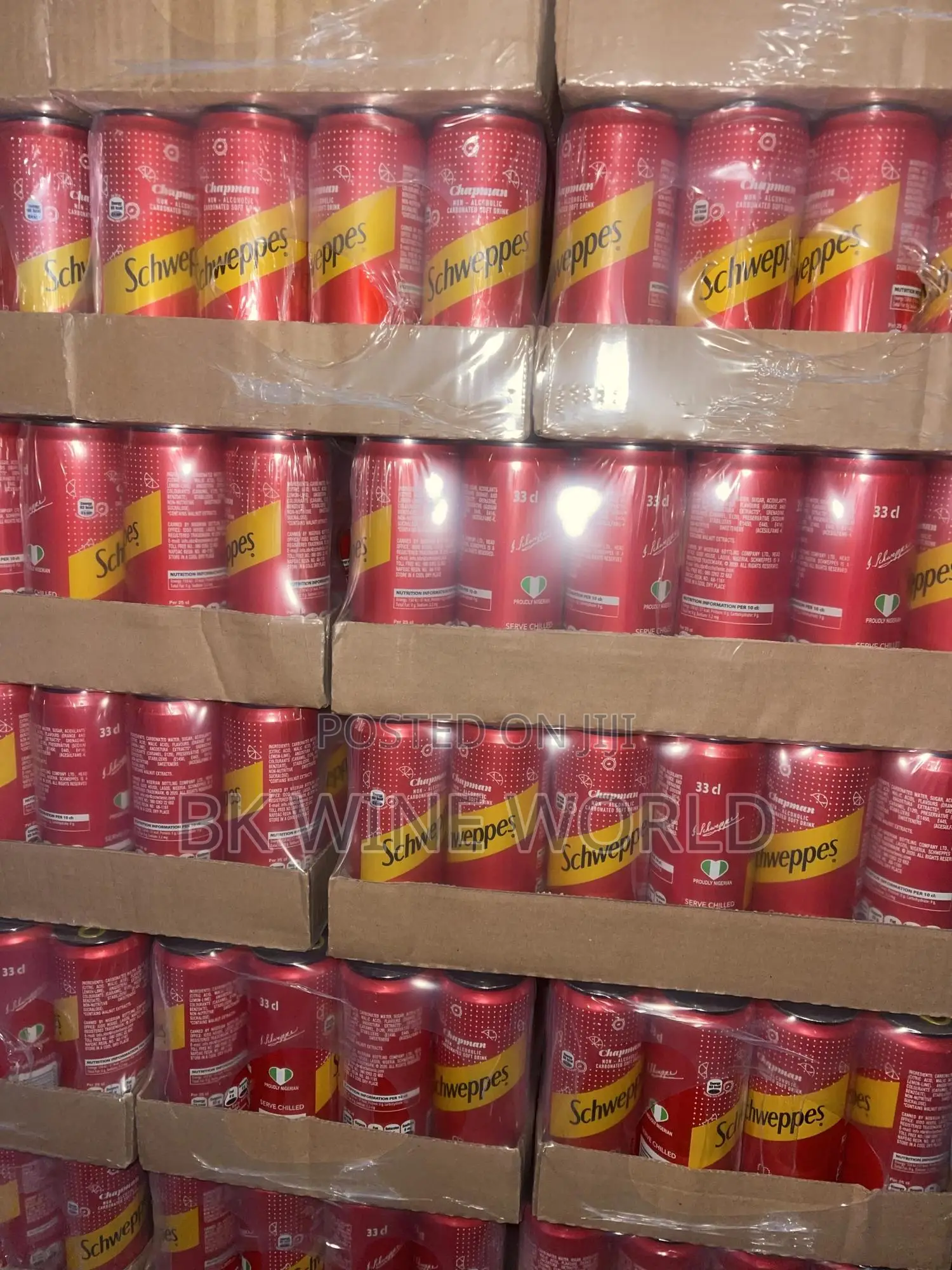 Schweppes Chapman Soft Drink - 33cl X 24 Can