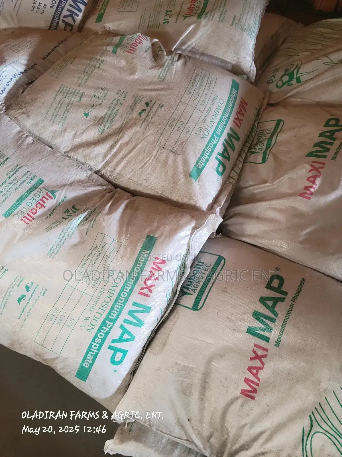 Monoammonium Phosphate Fertilizer Map