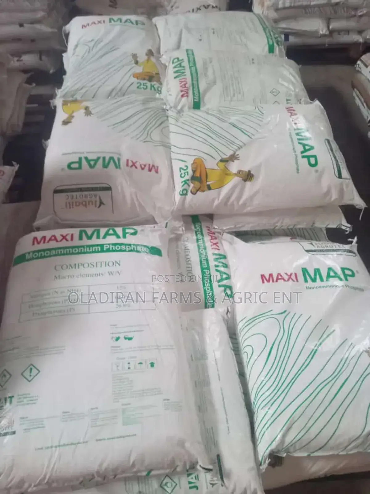 Monoammonium Phosphate Fertilizer Map