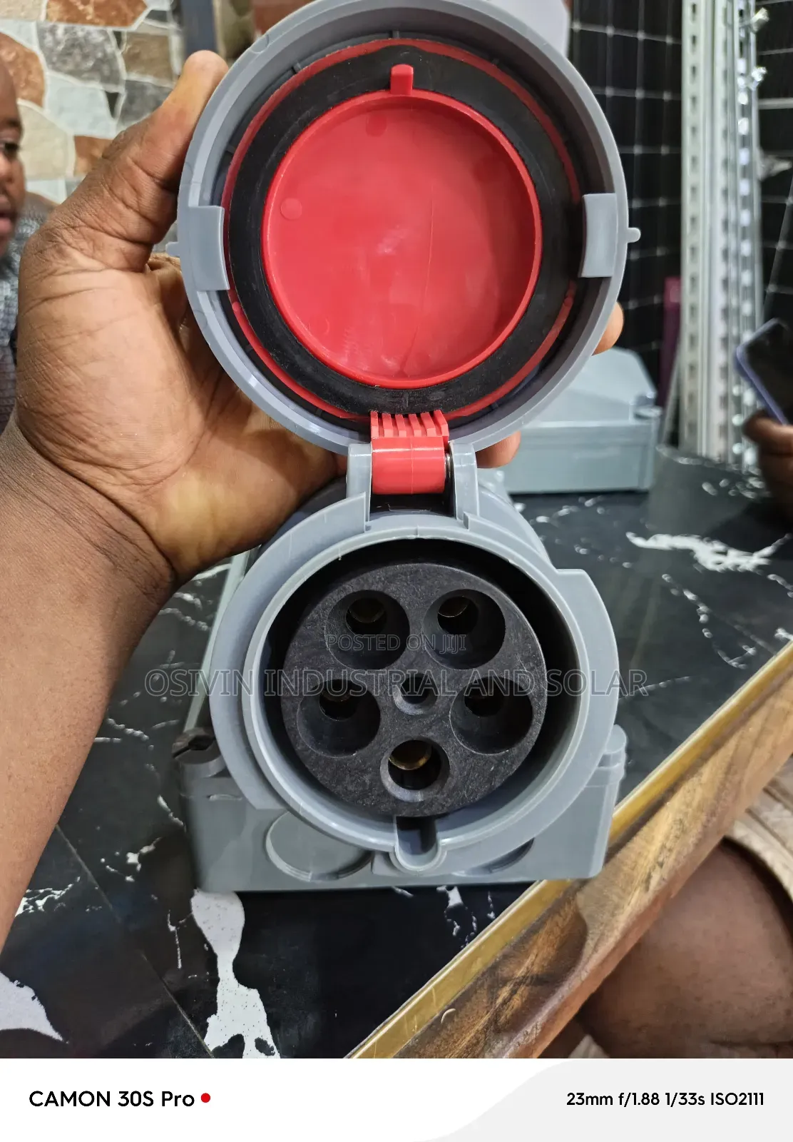Female 125a 5pin Industrial Sucket Abb Mounting Type