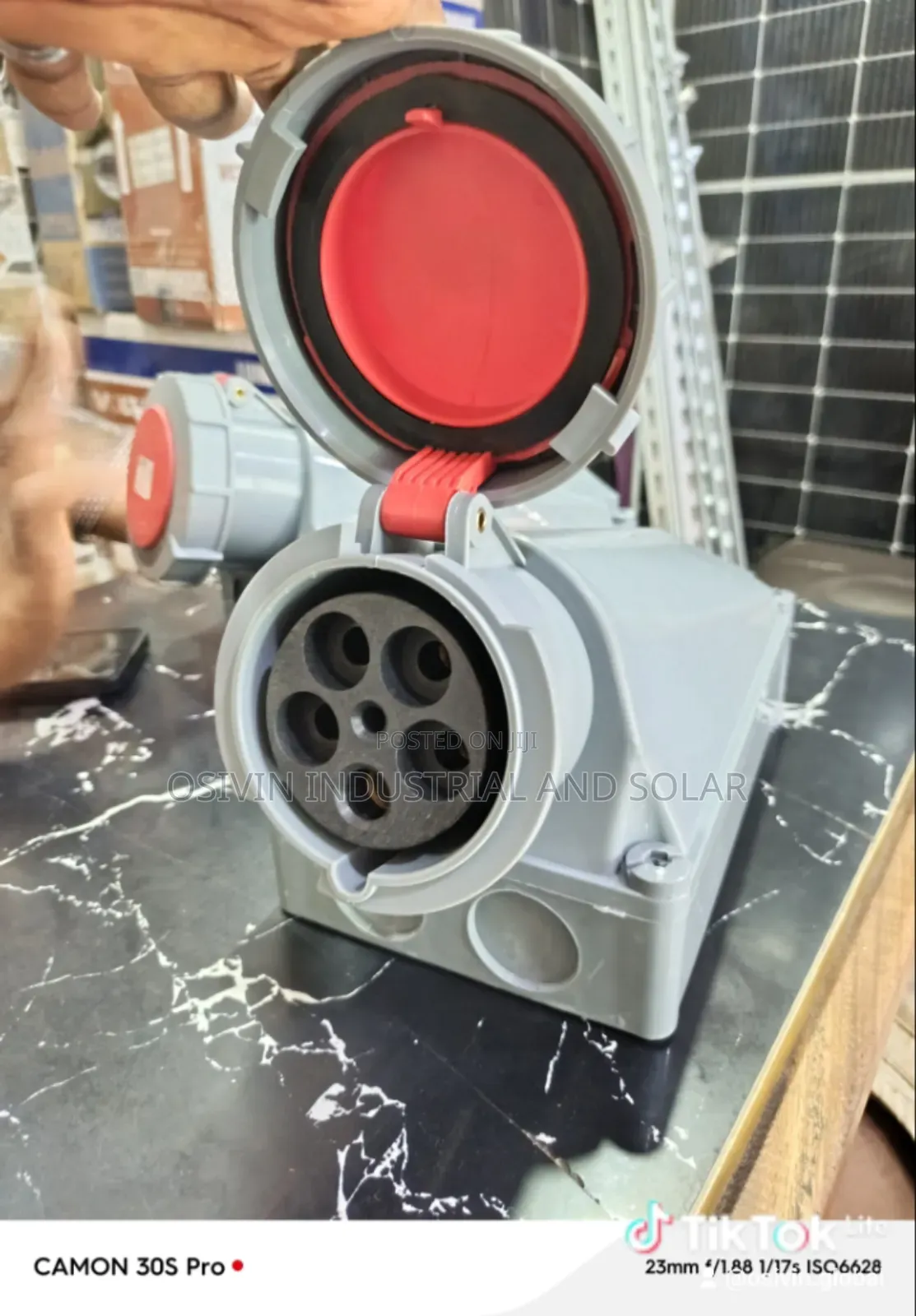 Female 125a 5pin Industrial Sucket Abb Mounting Type