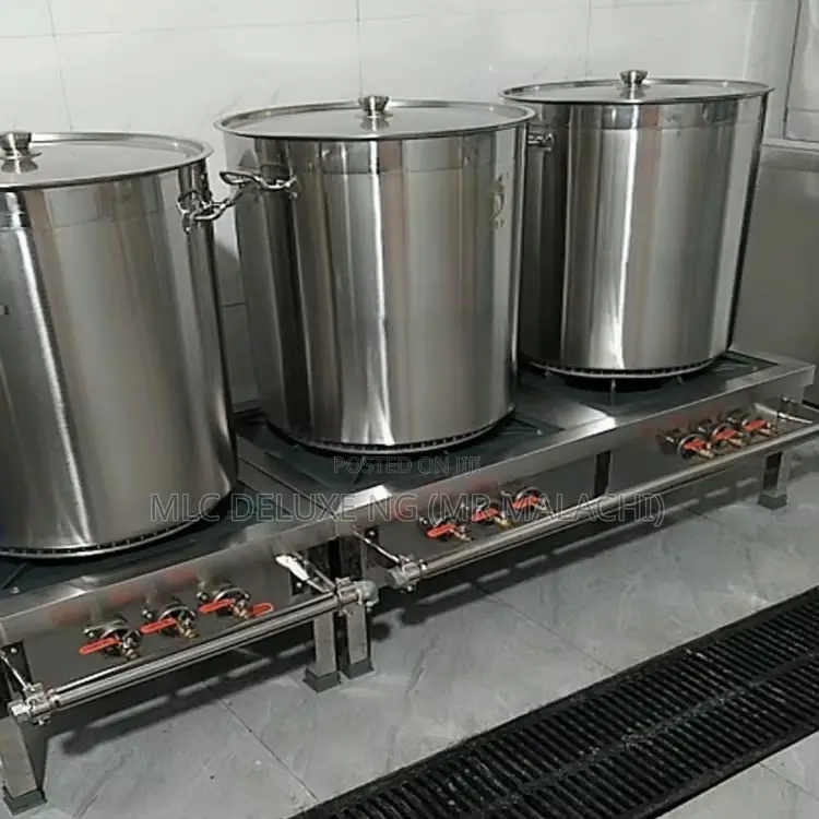 Double Phase Gas Stove / Double Gas Stock Pot Cooker Big Pot