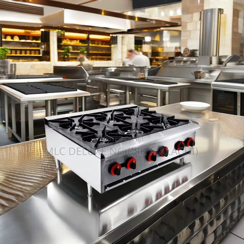 Table Top Type 6 Burners Gas Stove / Professional Gas Cooker