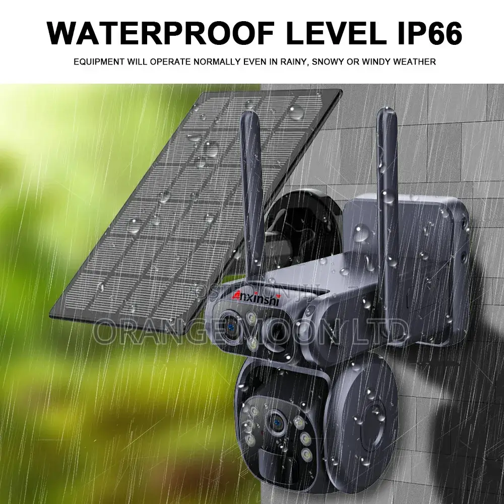 Ubox App Dual Lens 4g Wifi Solar Powered PTZ Camera