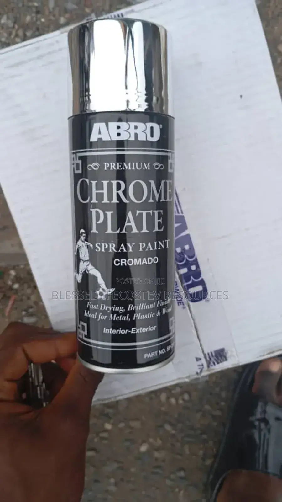 Abro Arosel Spray Paint Chrome