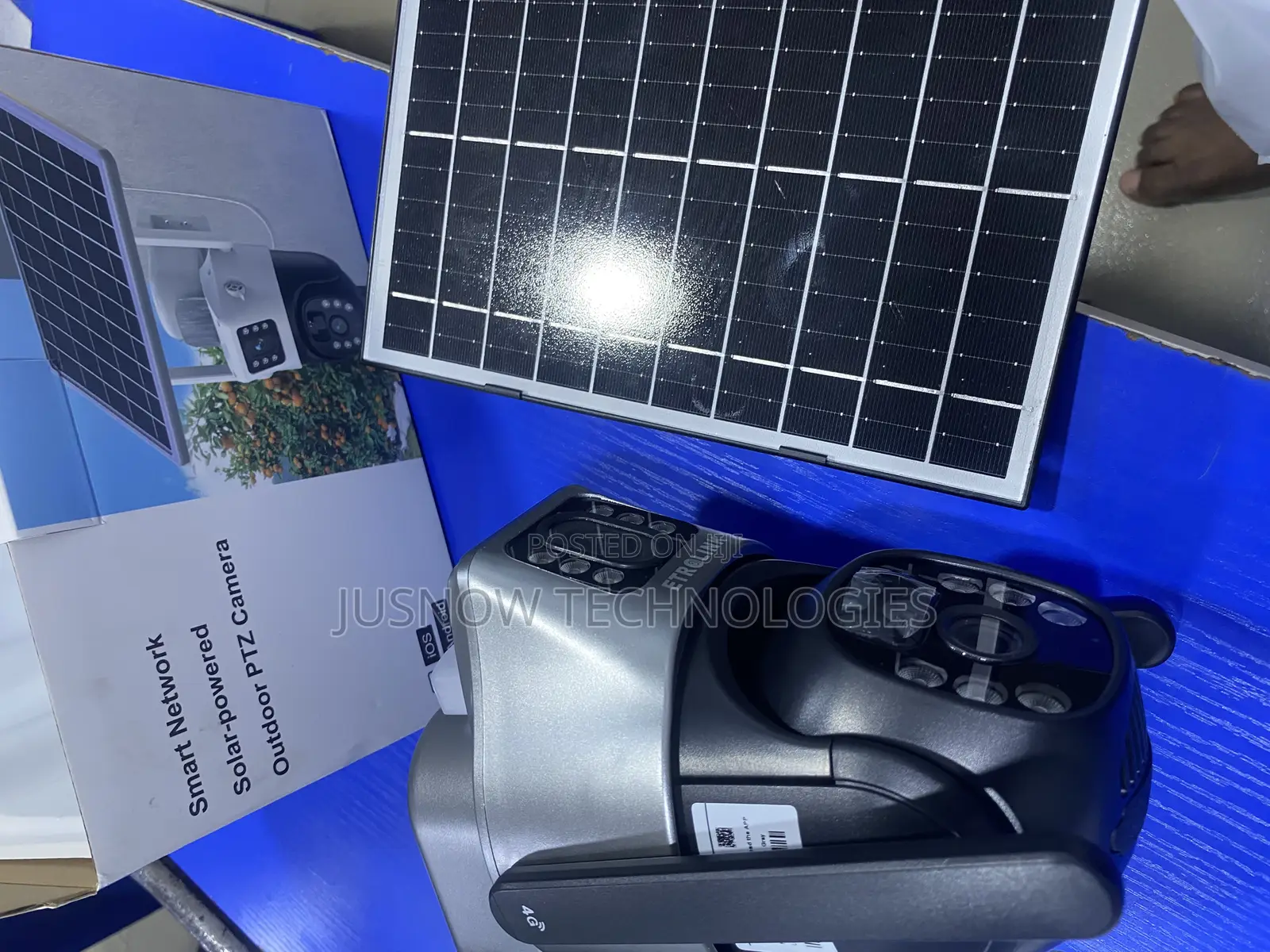 5mp 4g Solar PTZ Camera – Outdoor Wireless Surveillance ()