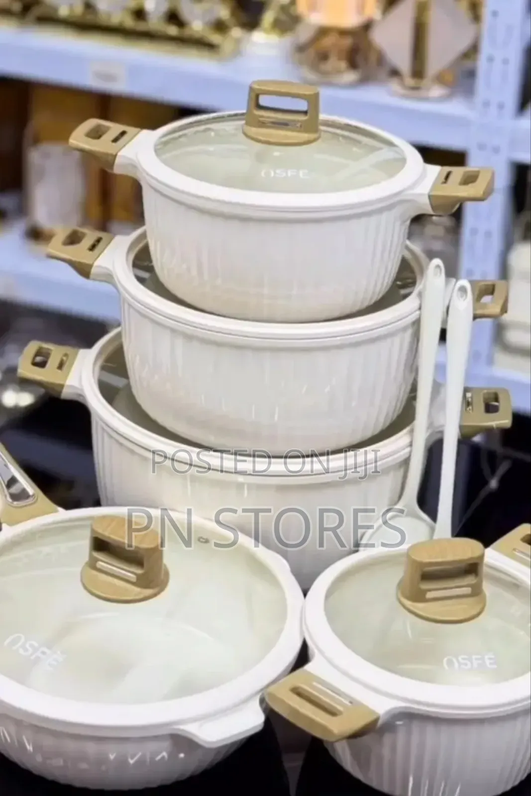 Non- Stick Granite Sets of Five Cooking Pots