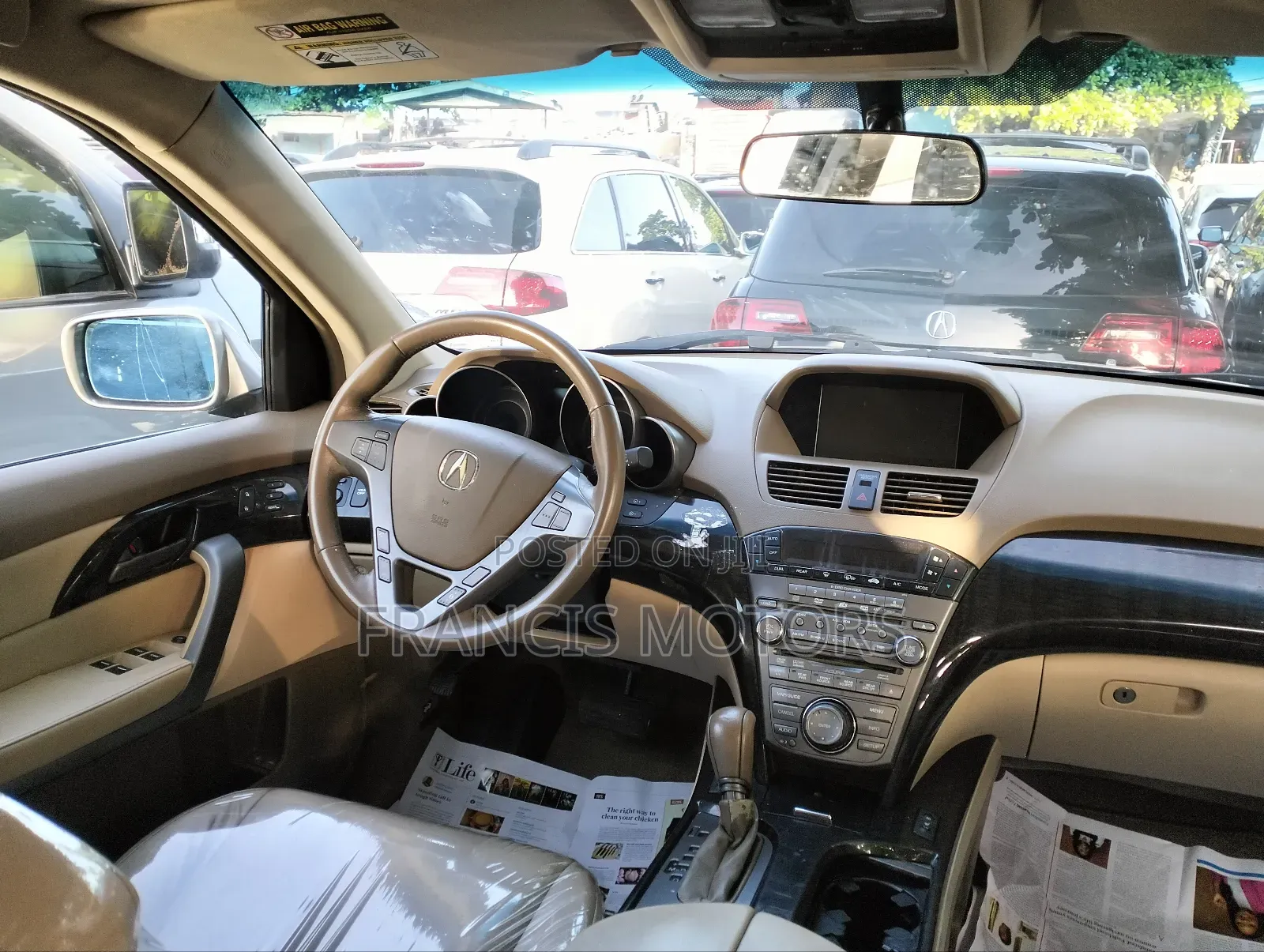 Acura MDX SUV 4dr AWD (3.7 6cyl 5A) 2008 Gold