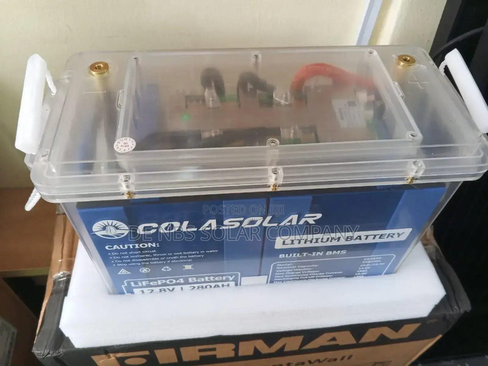 Complete Setup 3.6kwh 280ah With 2kva Hybri Inverter Installation