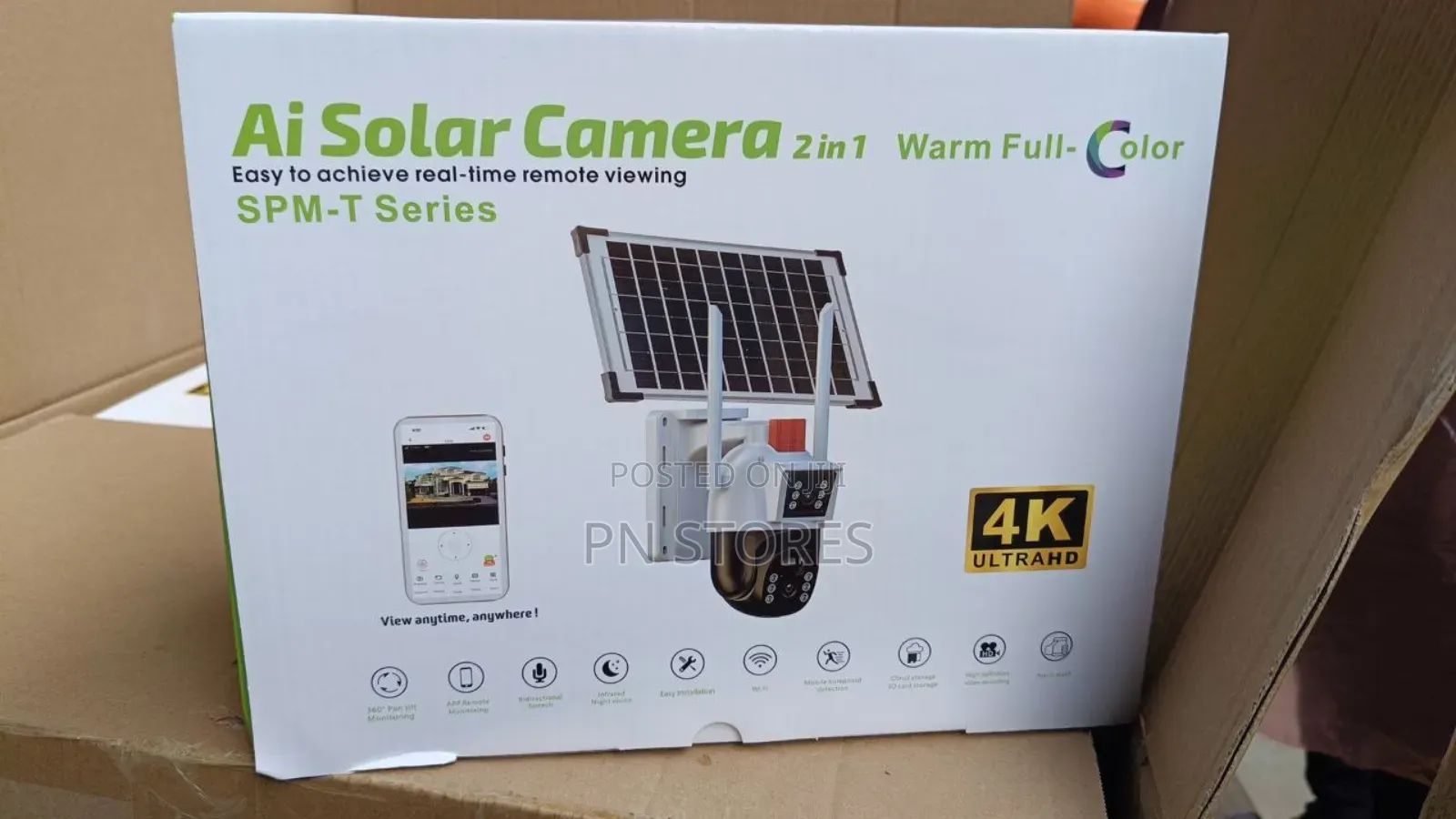2in1 Solar CCTV Camera