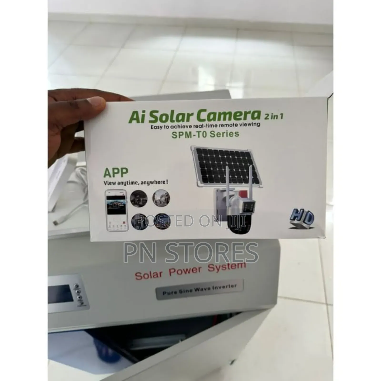 2in1 Solar CCTV Camera