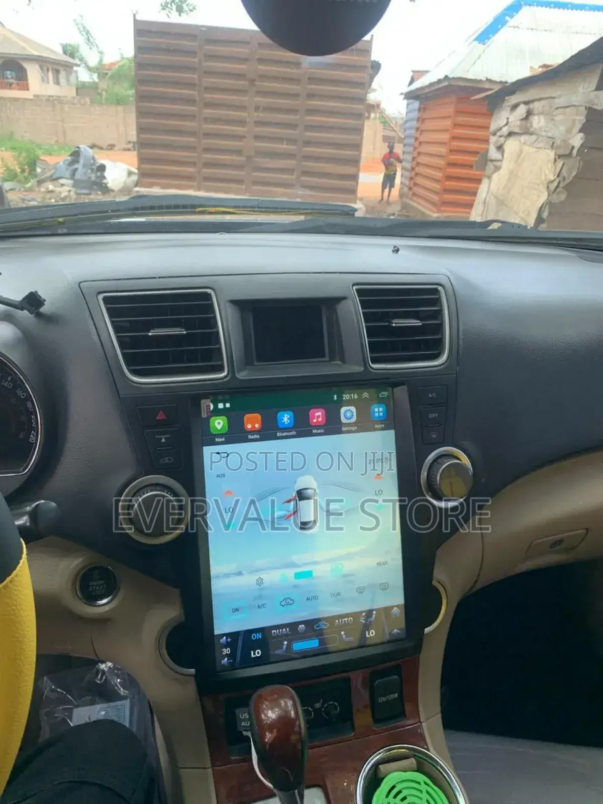 2008-2013 Toyota Highlander Tesla Android + Reverse Camera .