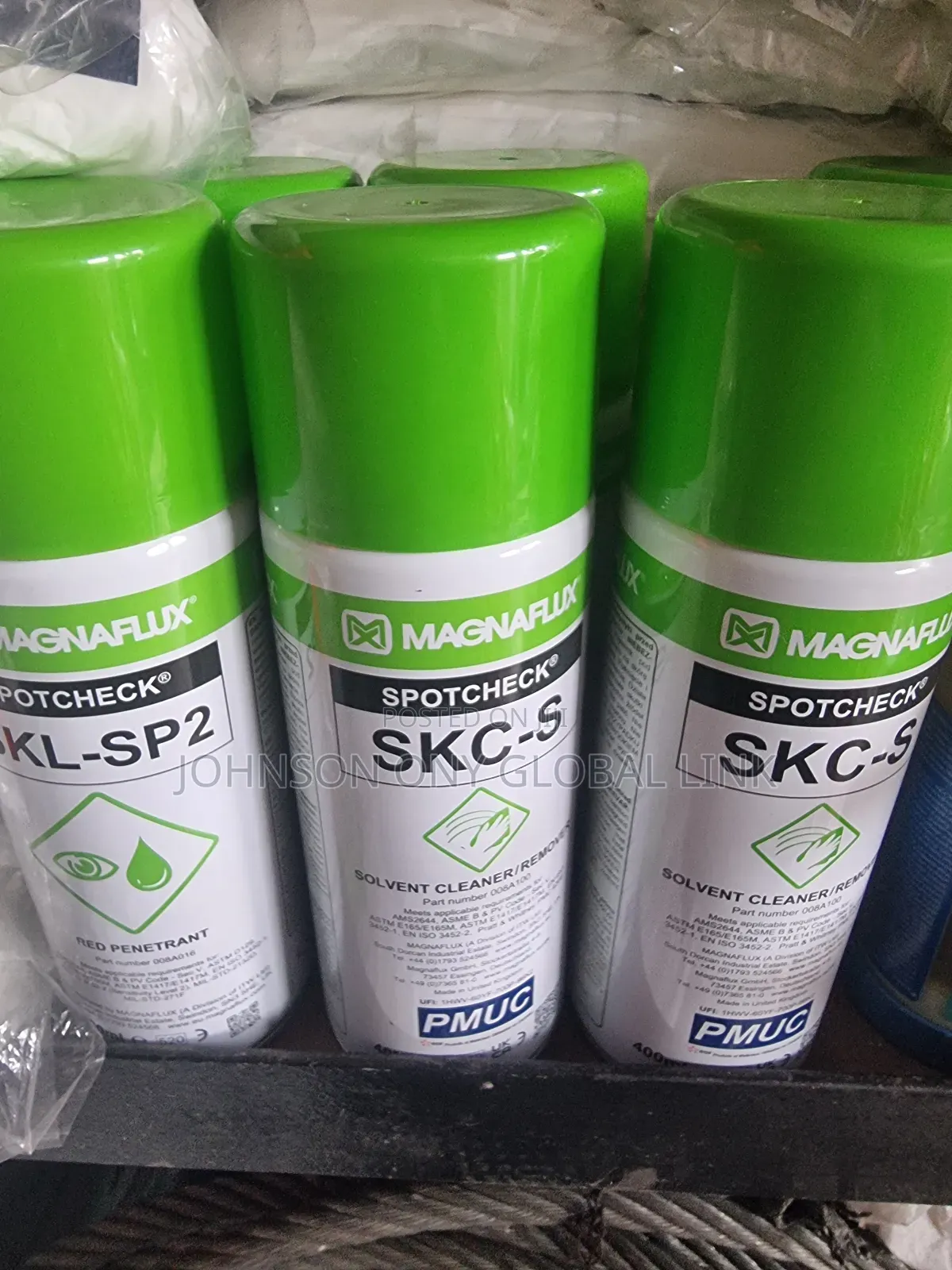 Magnaflux Spotcheck Cleaner/Removal, Penetrant and Developer