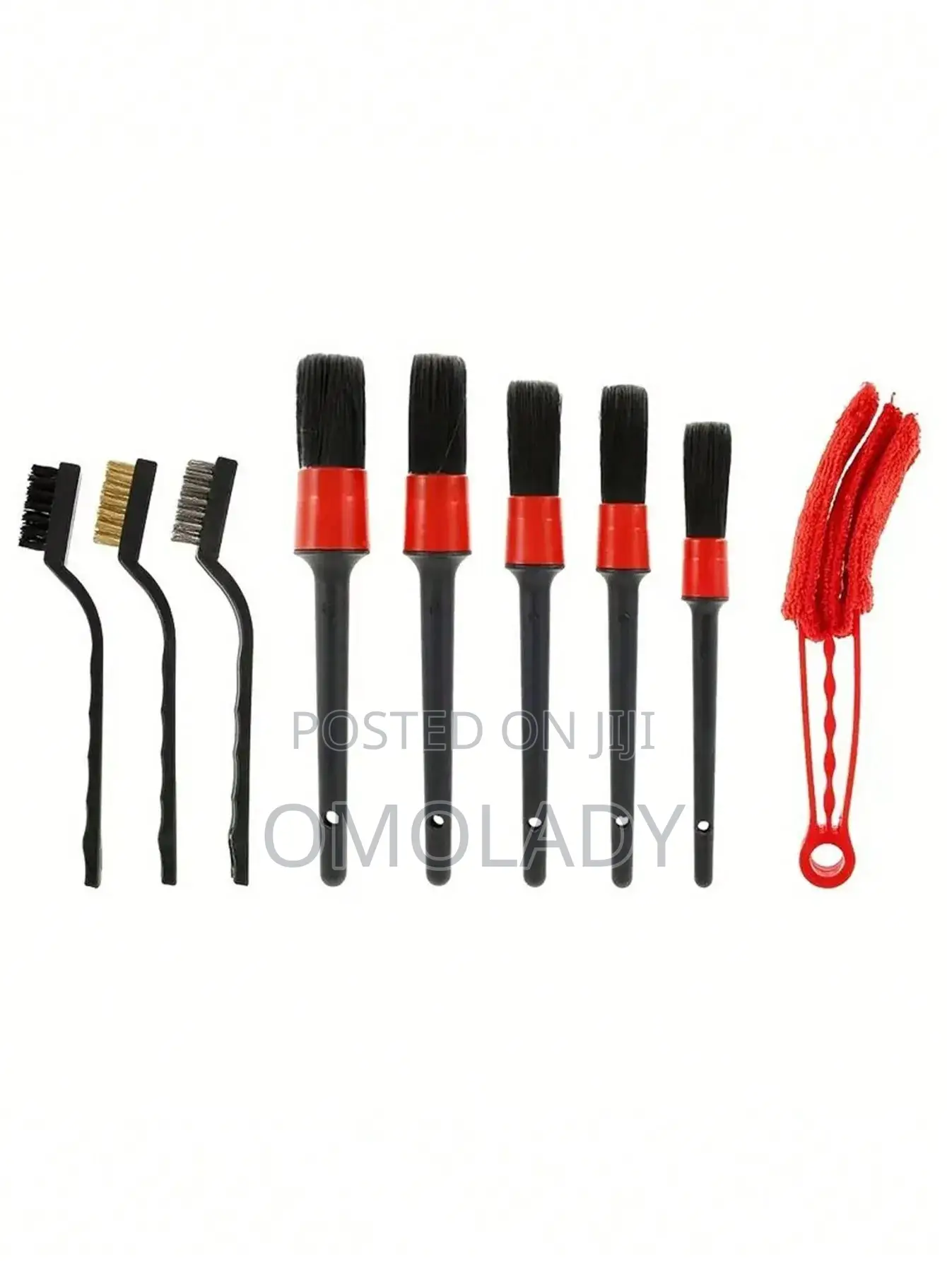 9pcs Car Ac Vent Cleaning Brush Set