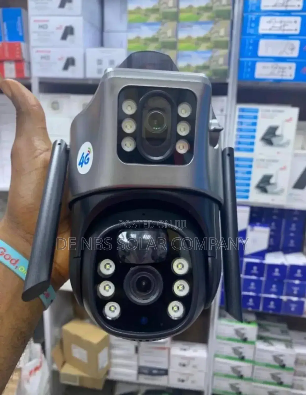 PTZ 4g Sim Card Auto Tracking Solar Alert CCTV Camera 360°