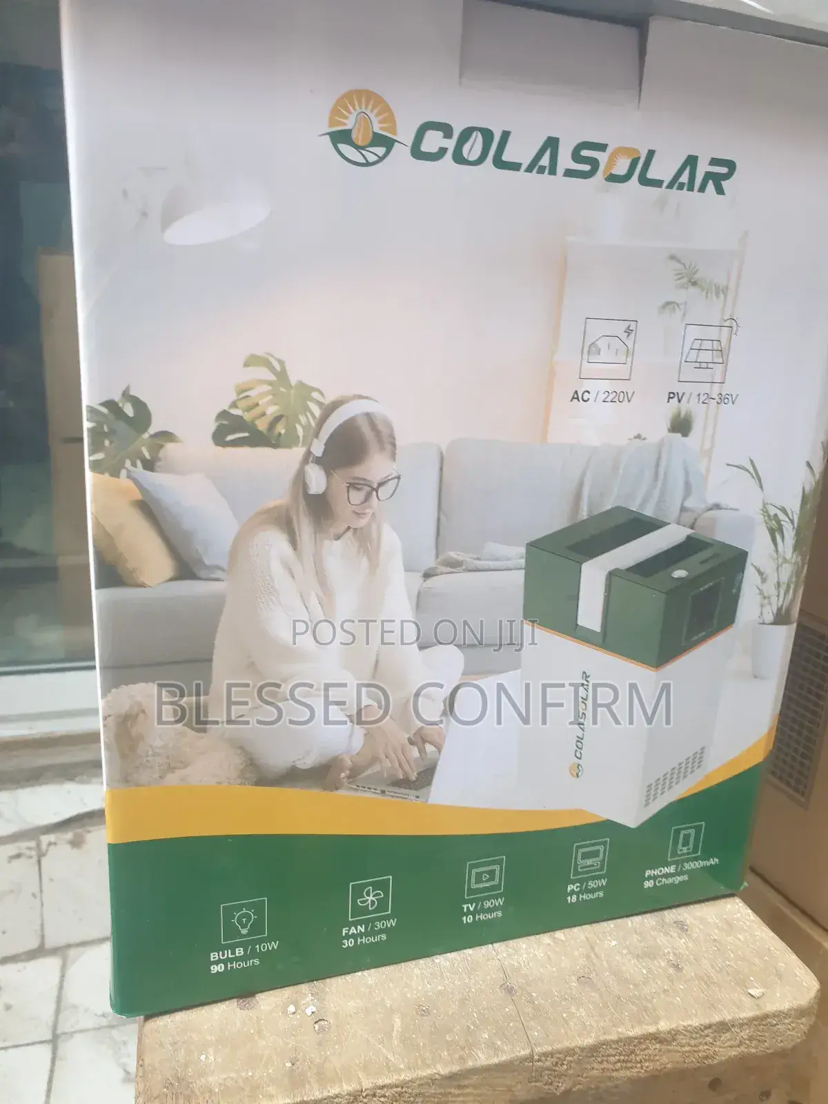 1kwh Cola Solar Generator With Pannel