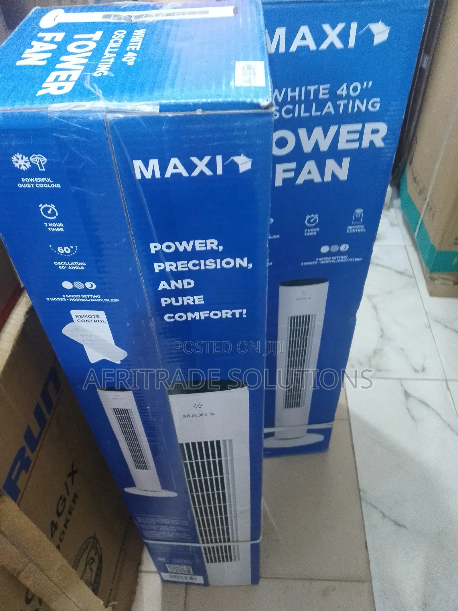 Maxi 40'' Tower Fan – Stay Cool Without the Noise