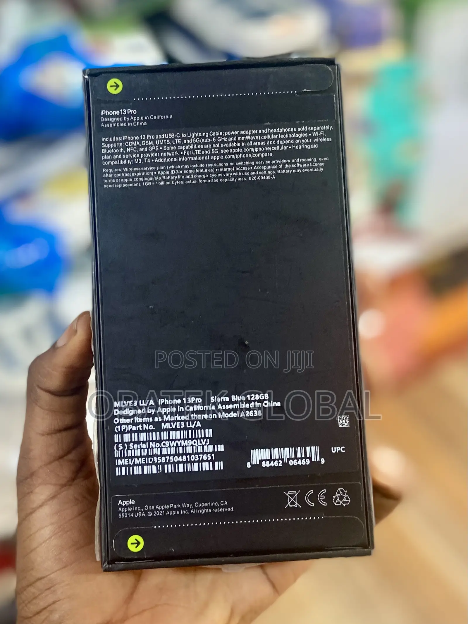 New Apple iPhone 13 Pro 128 GB Blue