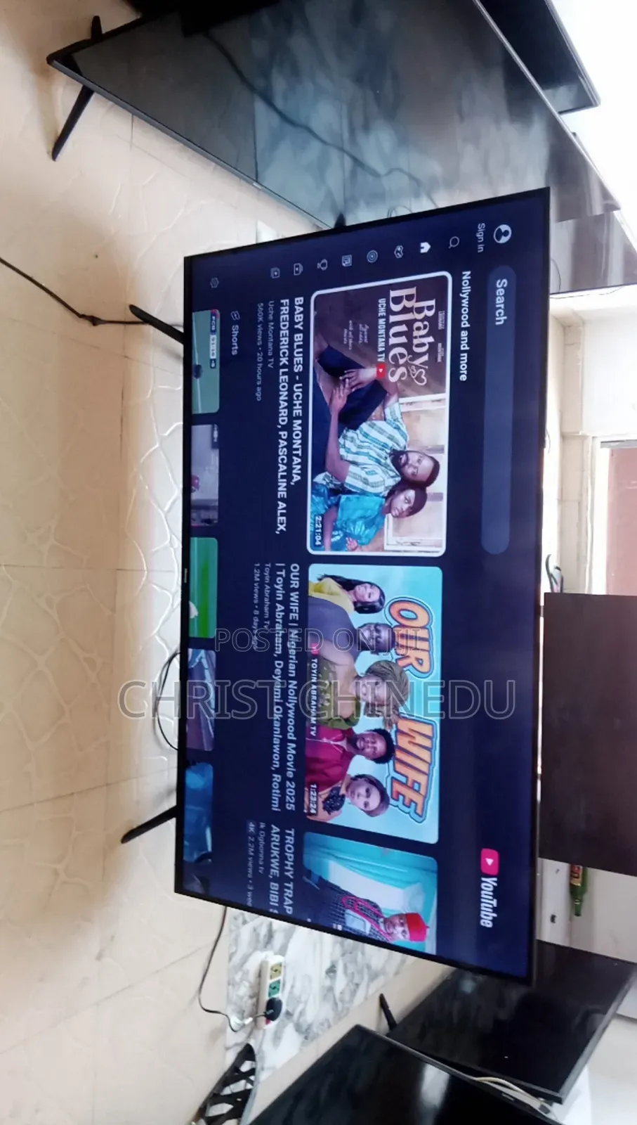 55inche Hisense Frameless Smart Uhd Tv Uk Neatly Used
