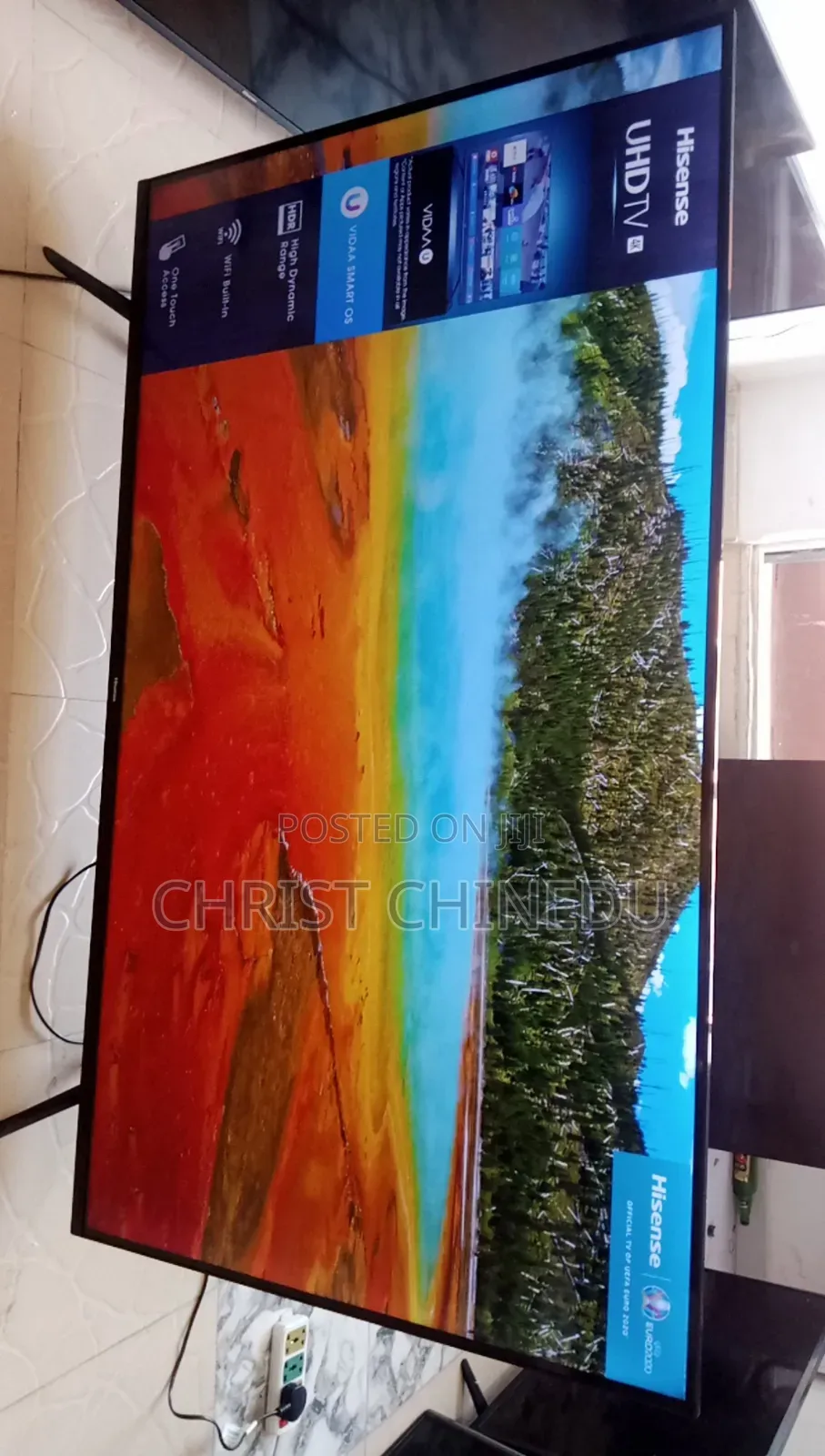 55inche Hisense Frameless Smart Uhd Tv Uk Neatly Used