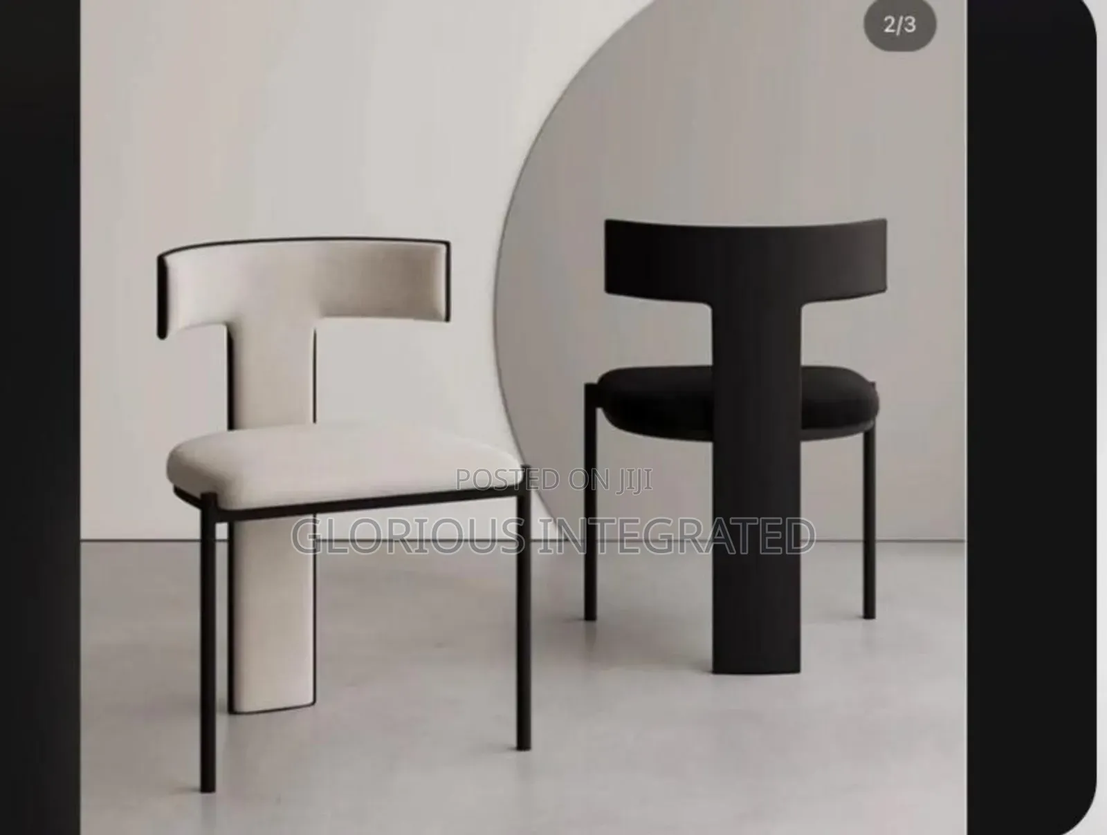 Dining Chairs Iron Leg