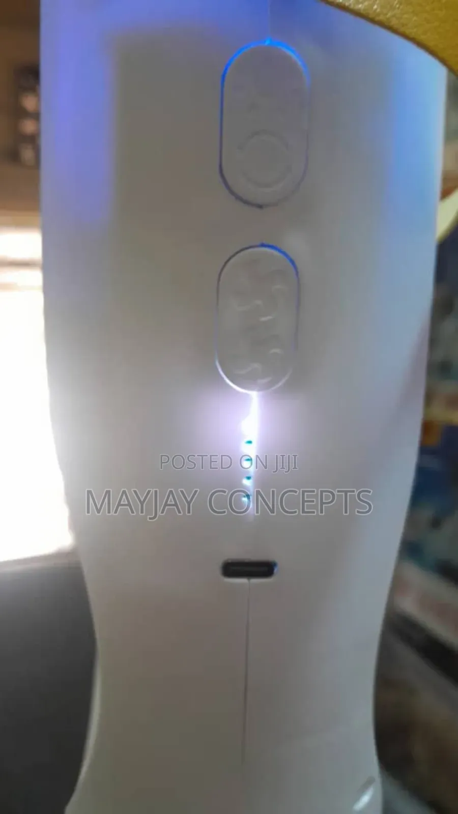 Sx Double-head Water Mist Rechargeable Fan-auto Rotation