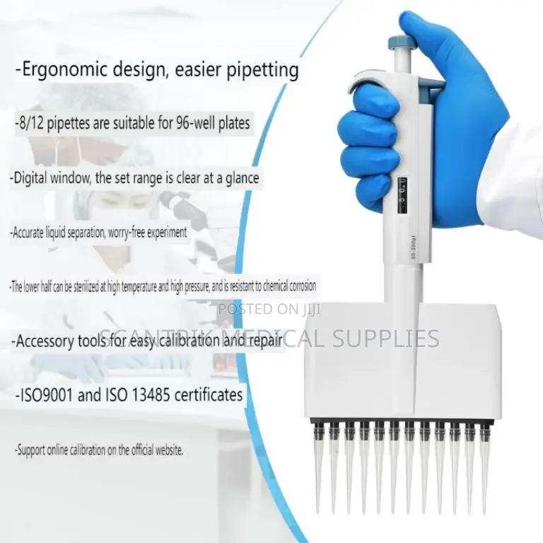 Labtech 12-channel Volume-control Pipette