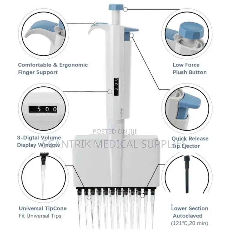 Multi-Dispensing Pipette – 12 Heads