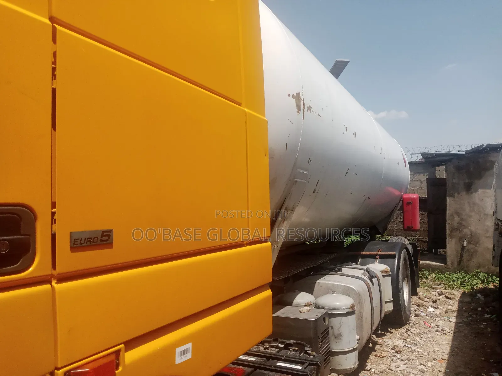 Daf LPG Bobtail 1991 Yellow