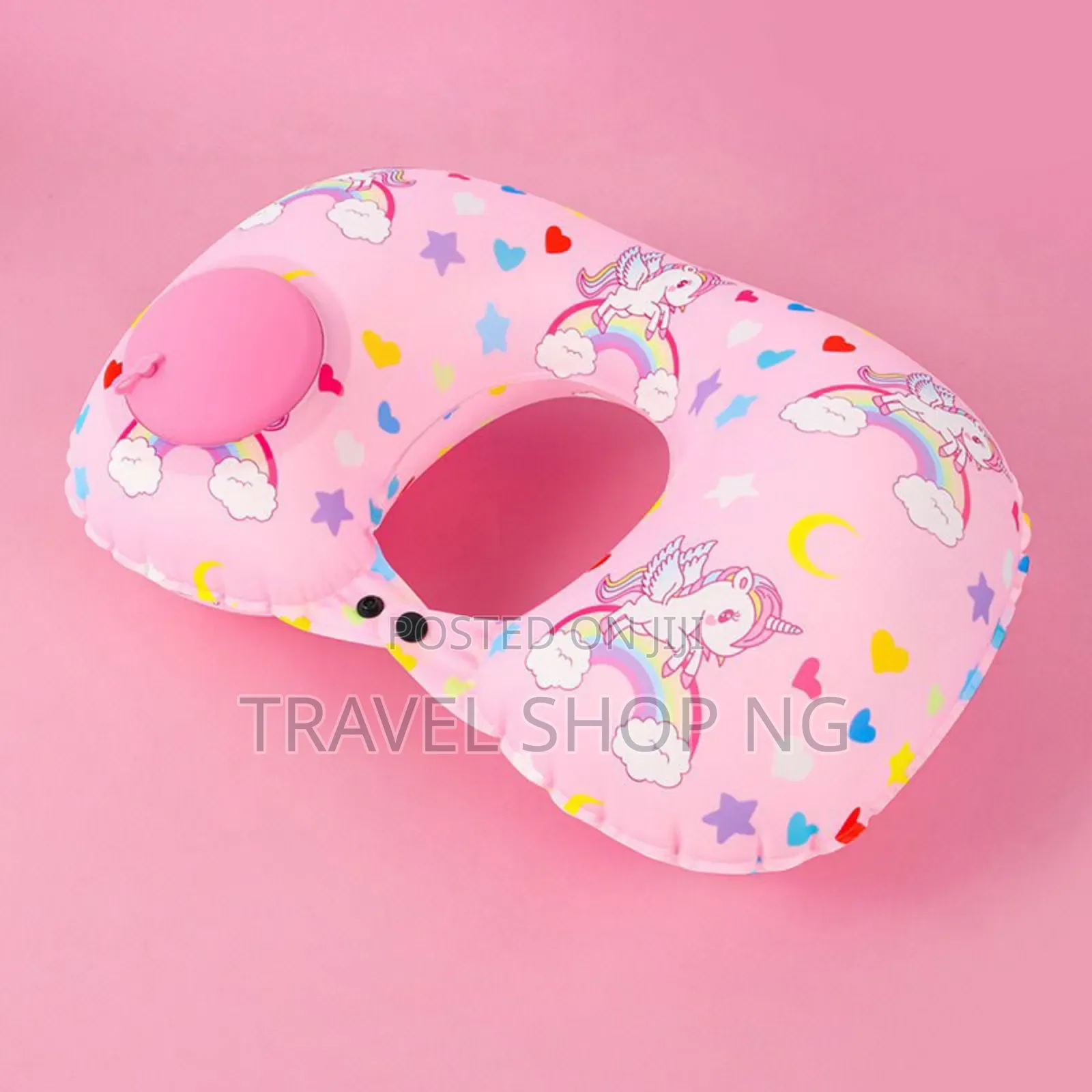 Air Cushion Self Inflating Travel Neck Pillow
