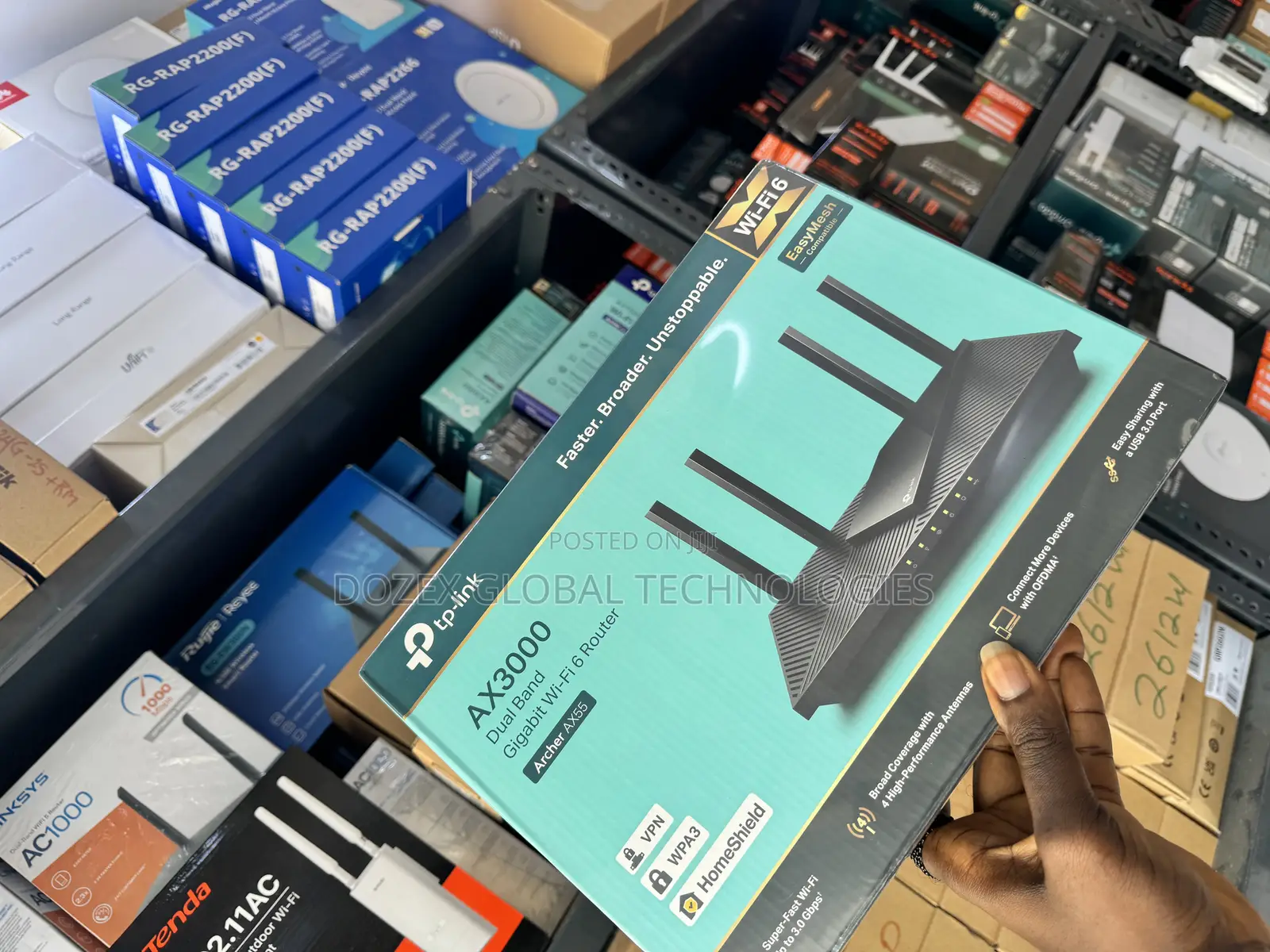 Tp-Link Archer Ax55 Gigabit Wifi 6 Ax3000 Router