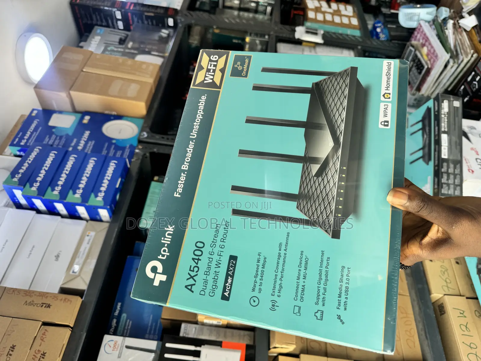 Tp-link Ax5400 Ax72 Wifi 6 Dual Band Router