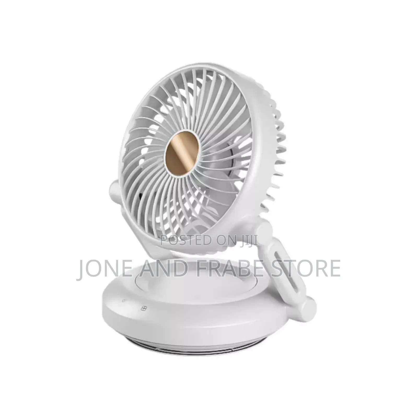 360° Rotation Foldable Mini Rechargeable Fan With Led Light