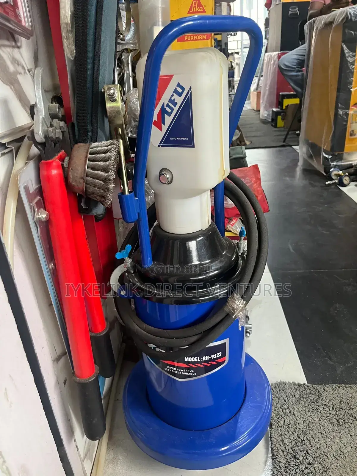 Wufu Brand Air-operated Grease Injector, Model Rh-9122