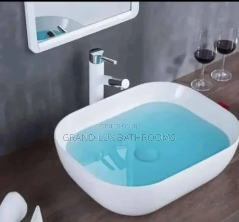 Title: Modern Countertop Basin Sink With Mixer Tap