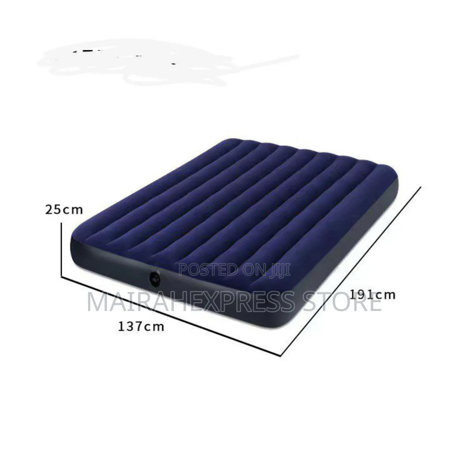 Intex Dura Beam Inflatable Camp Air Bed With Pump