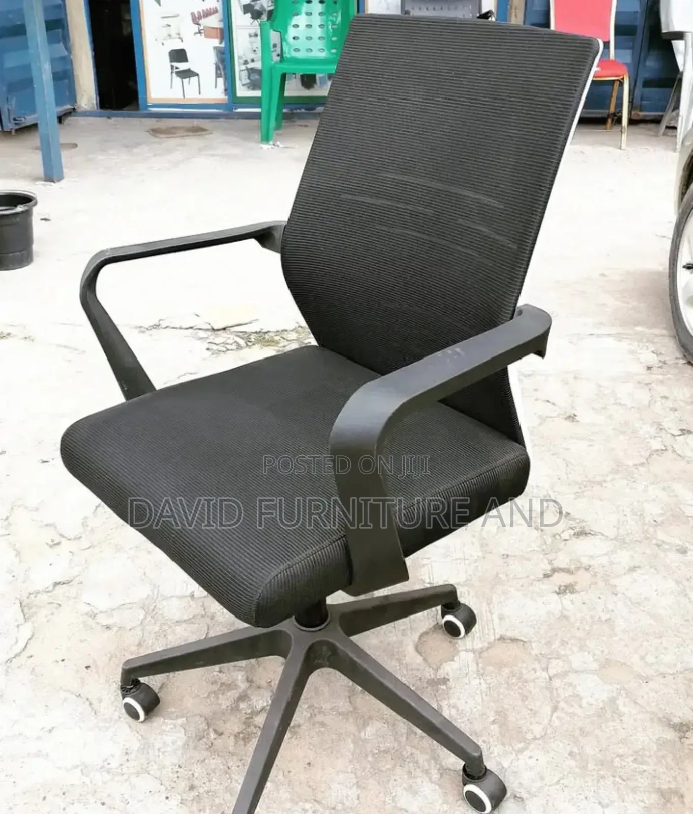 Office Chair (White Back)