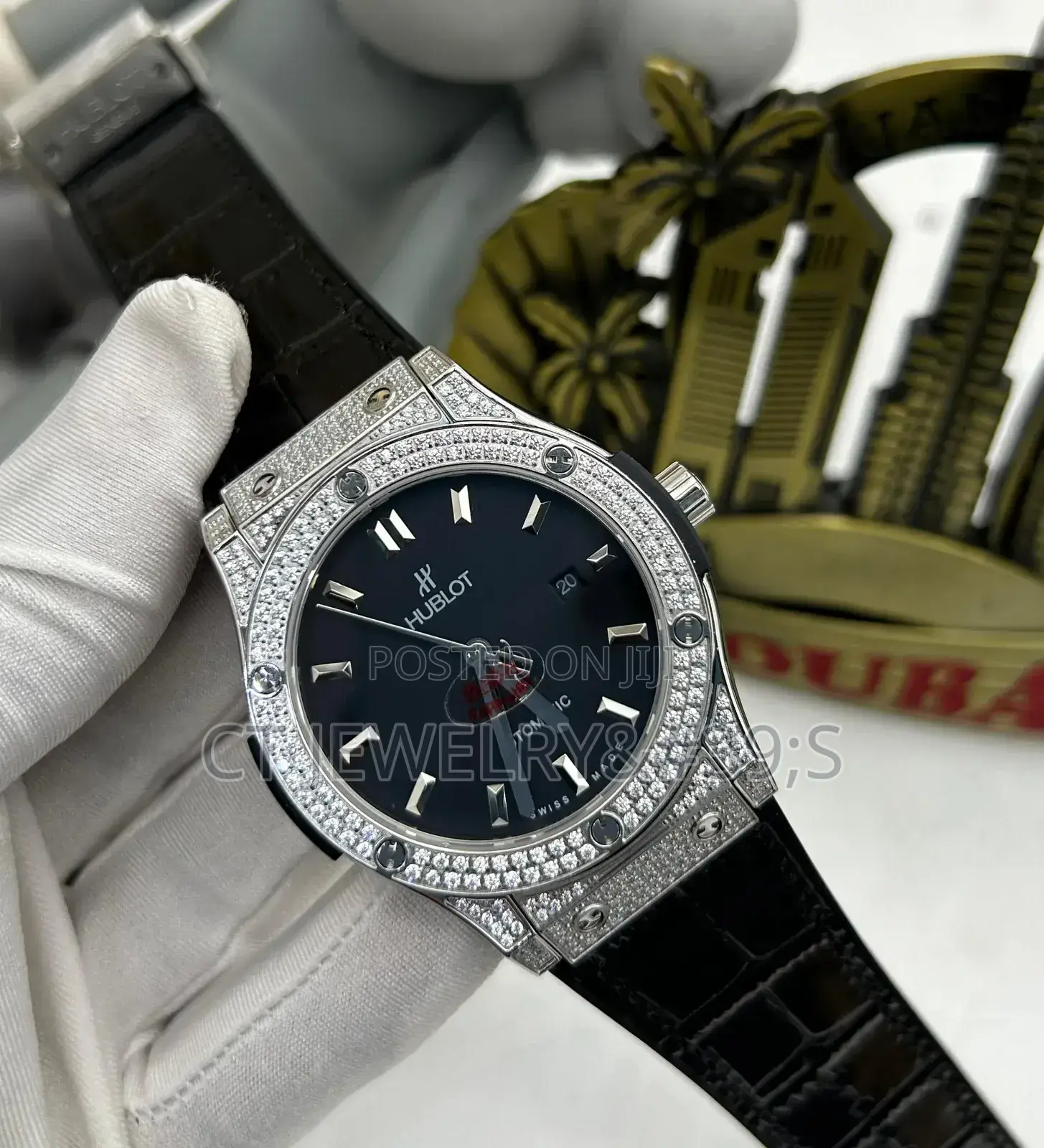 High Grade Hublot Geneva Ice Bezel Stones Fr The Fashionable