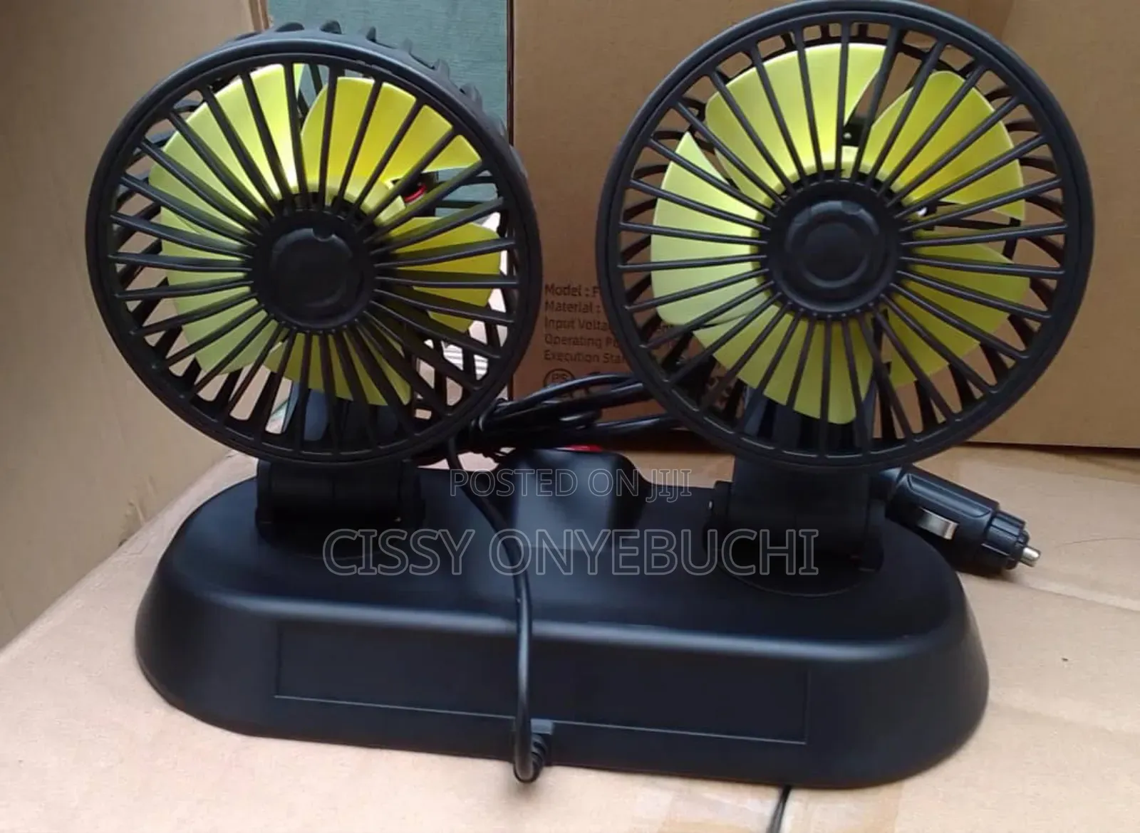 Car Dashboard Fan With Double Head