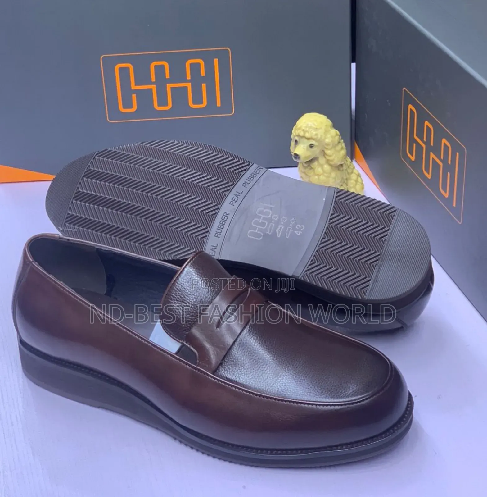 Oggi Pure Leather Flat Shoes