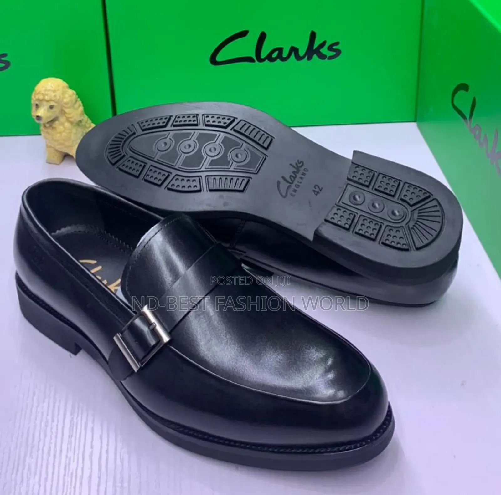 Clarks Black Flat Shoes