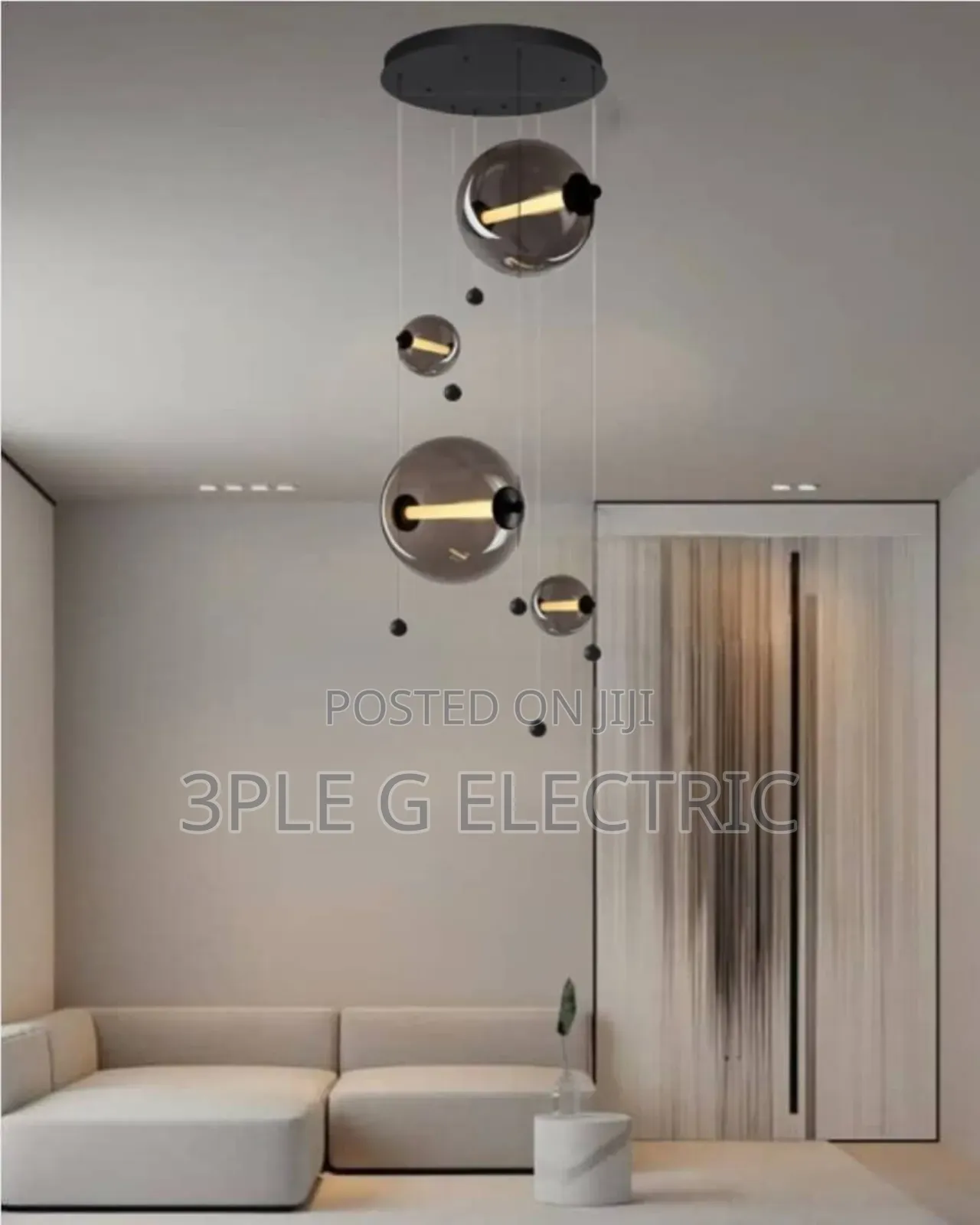 Nordic Led Glass Ball Chandelier