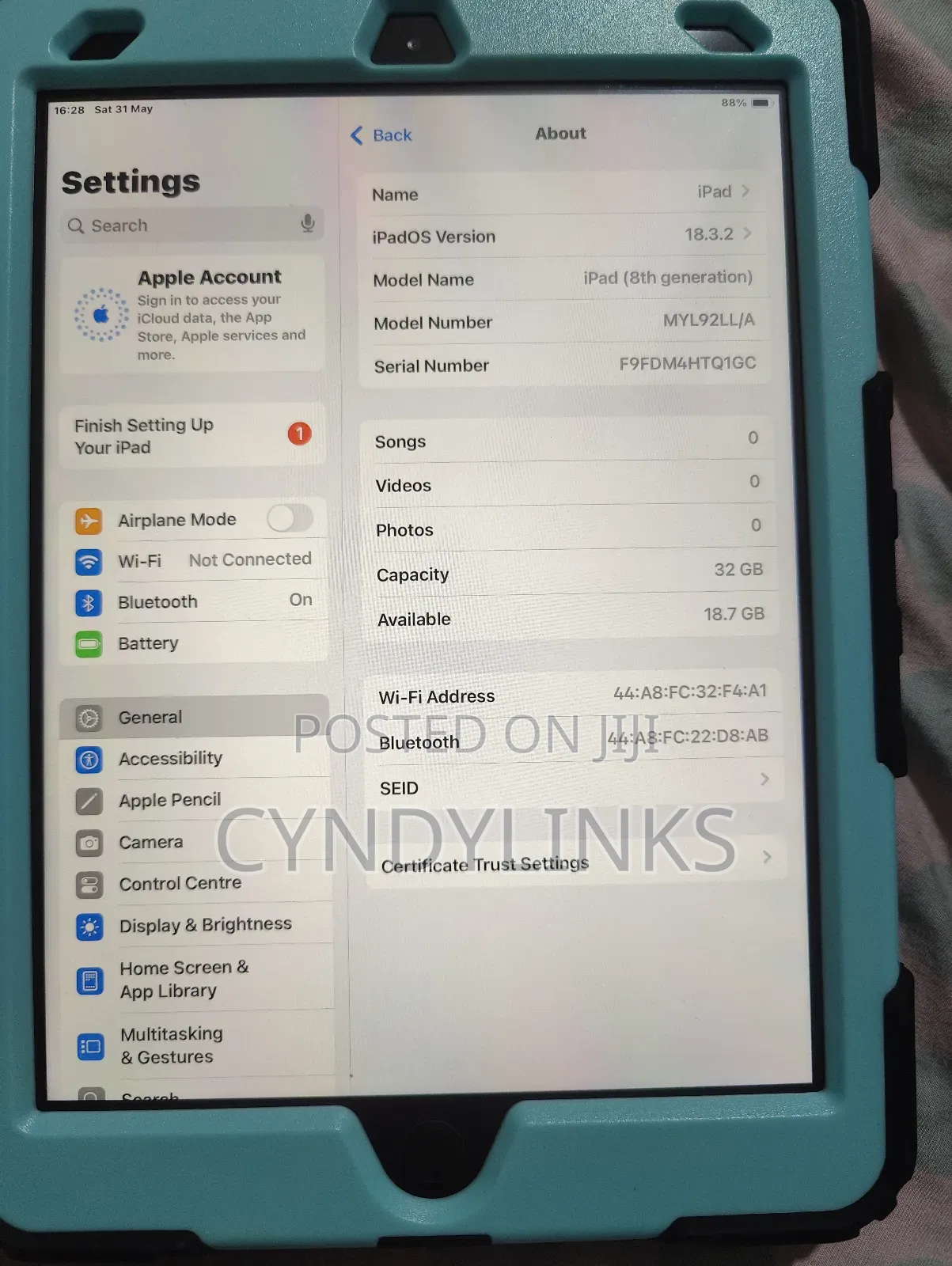 Apple iPad 10.2 (2020) Wi-Fi 32 GB Silver