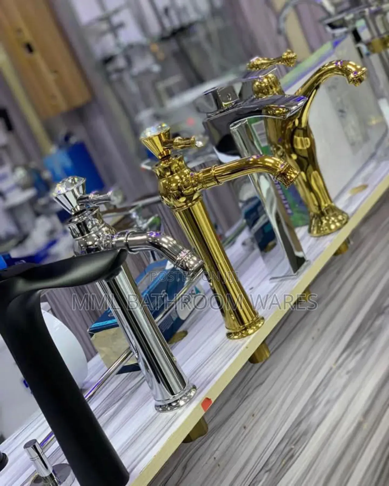 Royal Gold Basin Mixers
