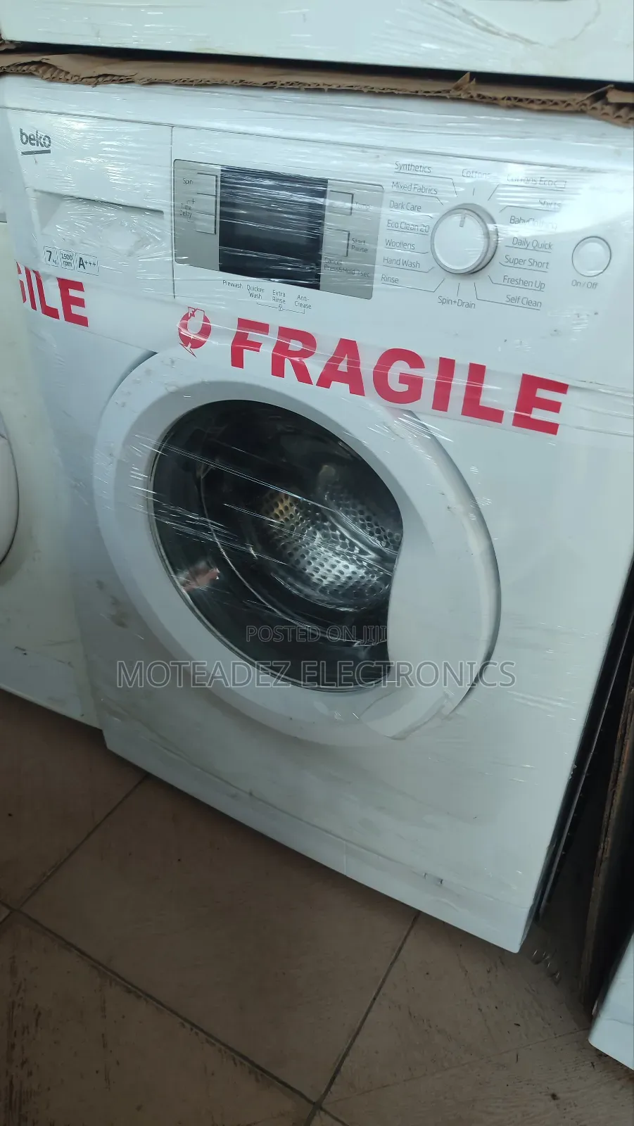 Uk Used Beko 7kg Low Voltage Front Load Auto Washing Machine