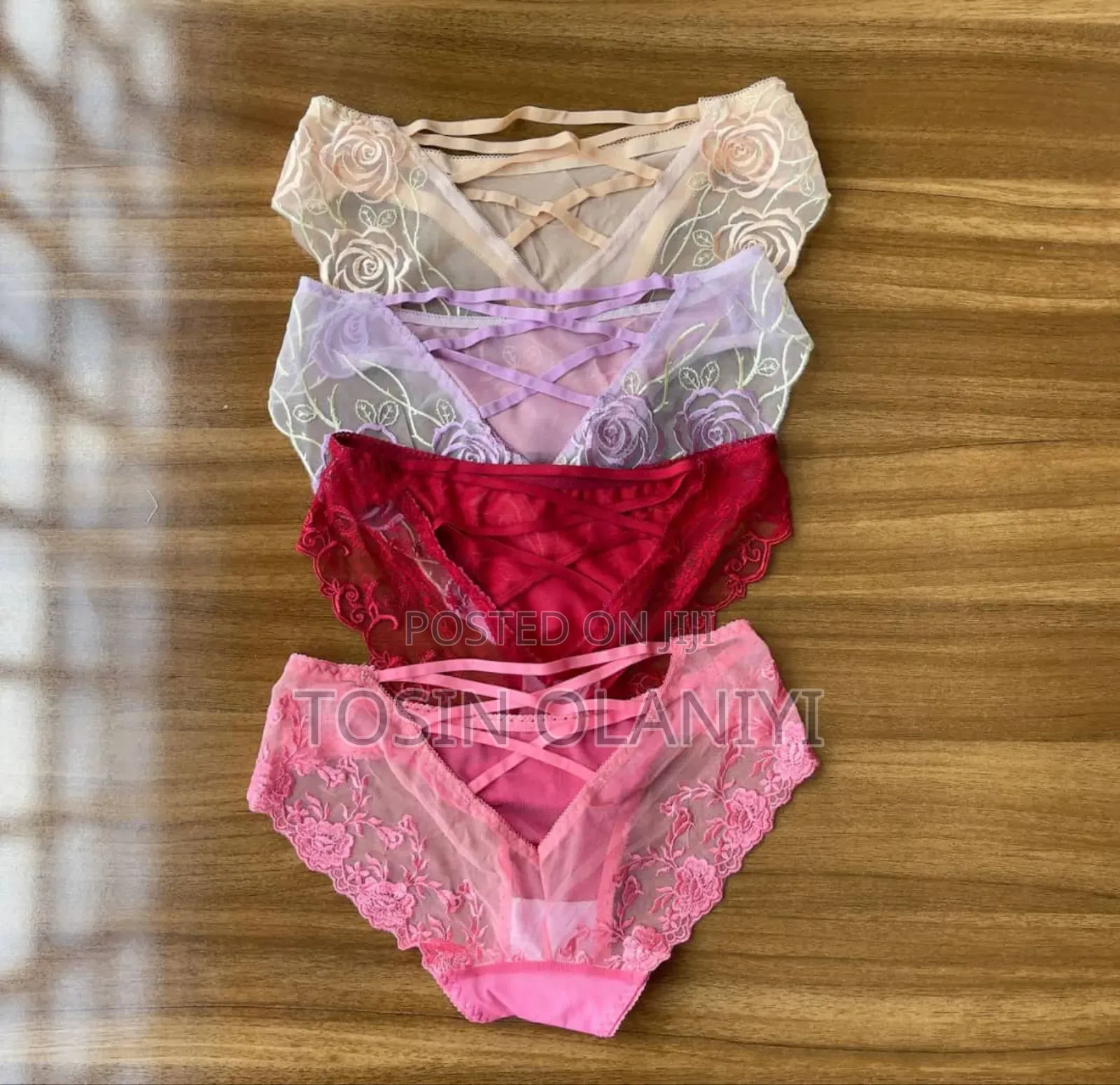 Crossed Back Design Panties