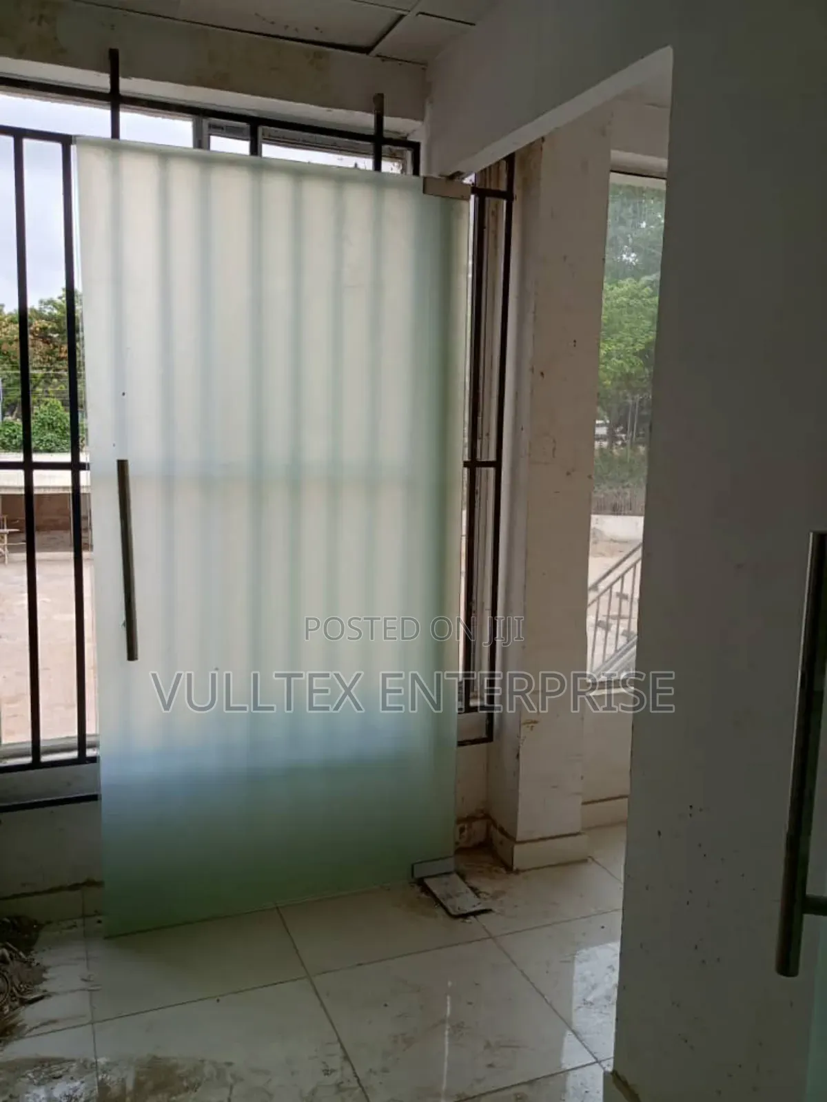 "Swing Door (Frosted Glass)