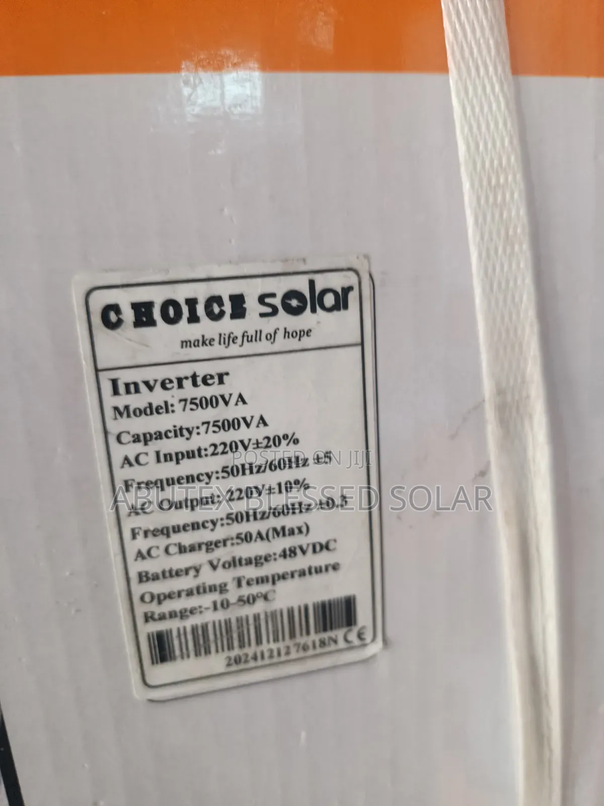 75kva 48v Choice Solar Inverter Not Hybrid