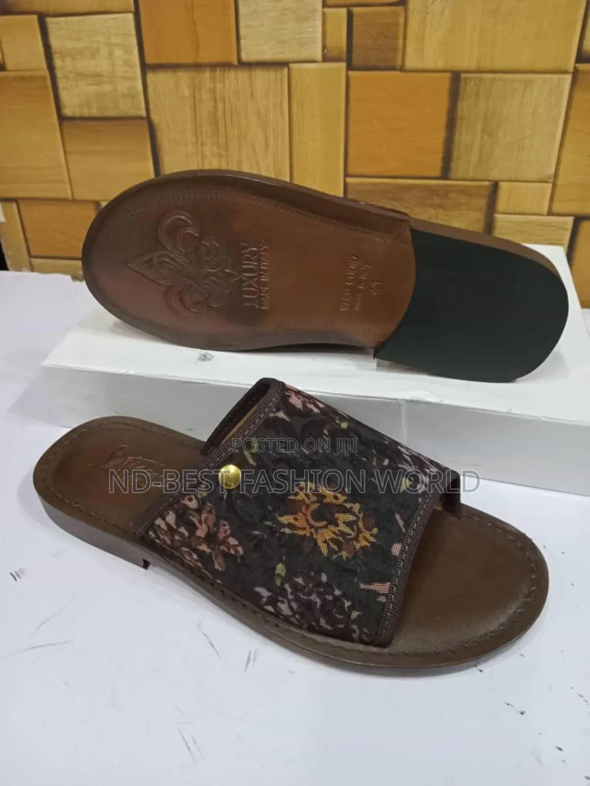 Pure Leather Italian Slippers
