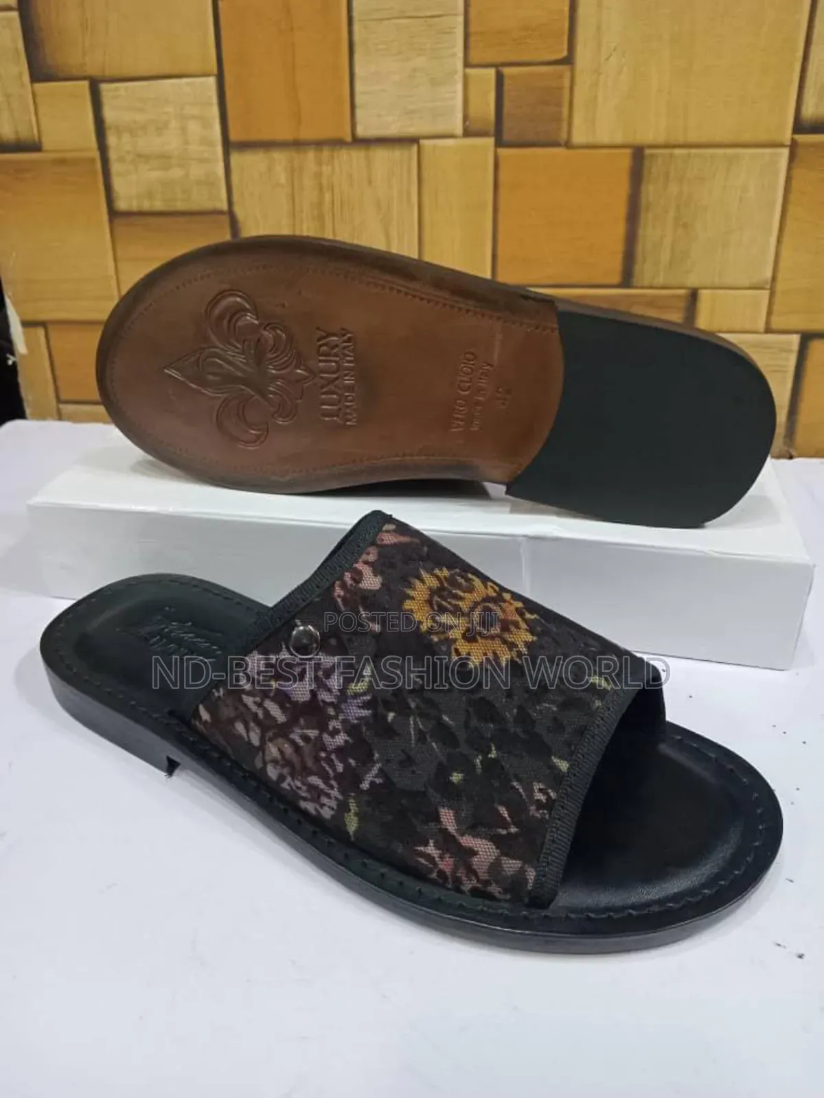 Pure Leather Italian Slippers